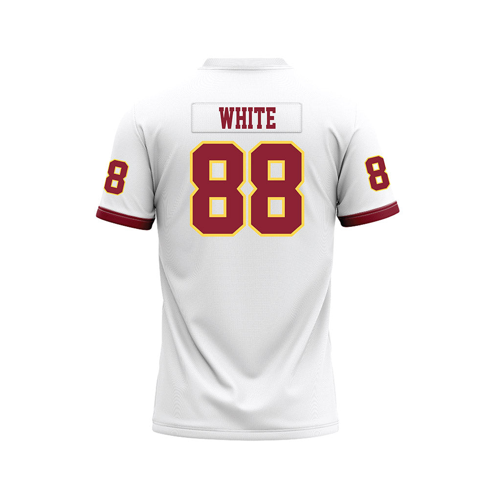 NSU - NCAA Football : Cooper White - White Premium Football Jersey-1