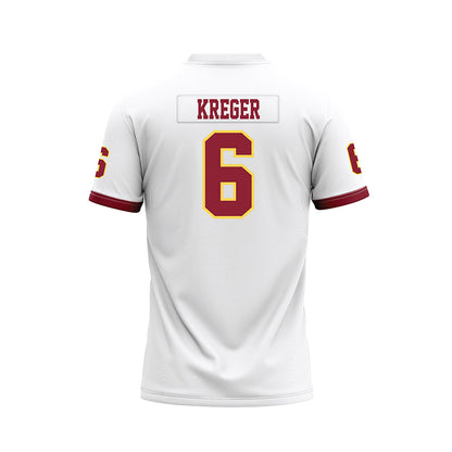 NSU - NCAA Football : Connor Kreger - White Premium Football Jersey-1