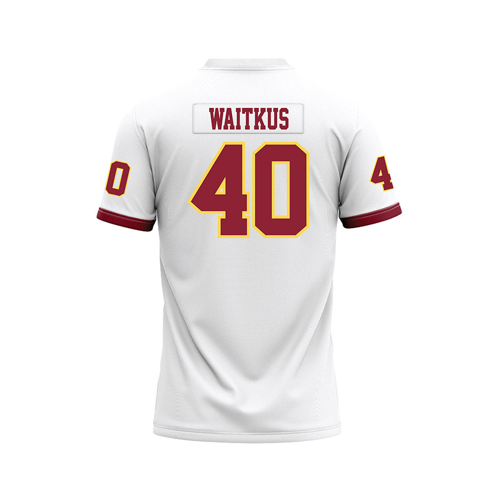 NSU - NCAA Football : Jackson Waitkus - White Premium Football Jersey-1