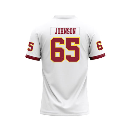 NSU - NCAA Football : Paden Johnson - White Premium Football Jersey-1