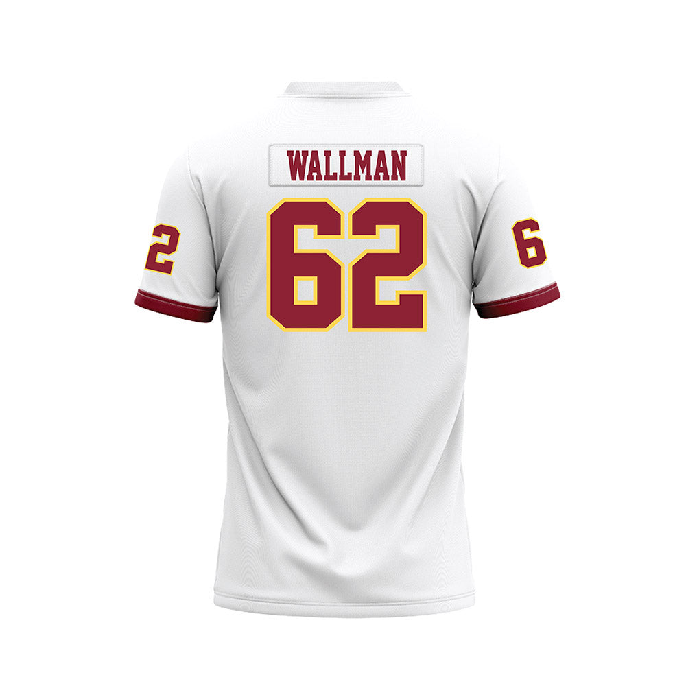NSU - NCAA Football : Conner Wallman - White Premium Football Jersey-1