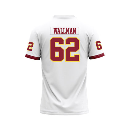 NSU - NCAA Football : Conner Wallman - White Premium Football Jersey-1