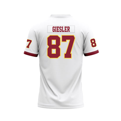 NSU - NCAA Football : Gavin Giesler - White Premium Football Jersey-1