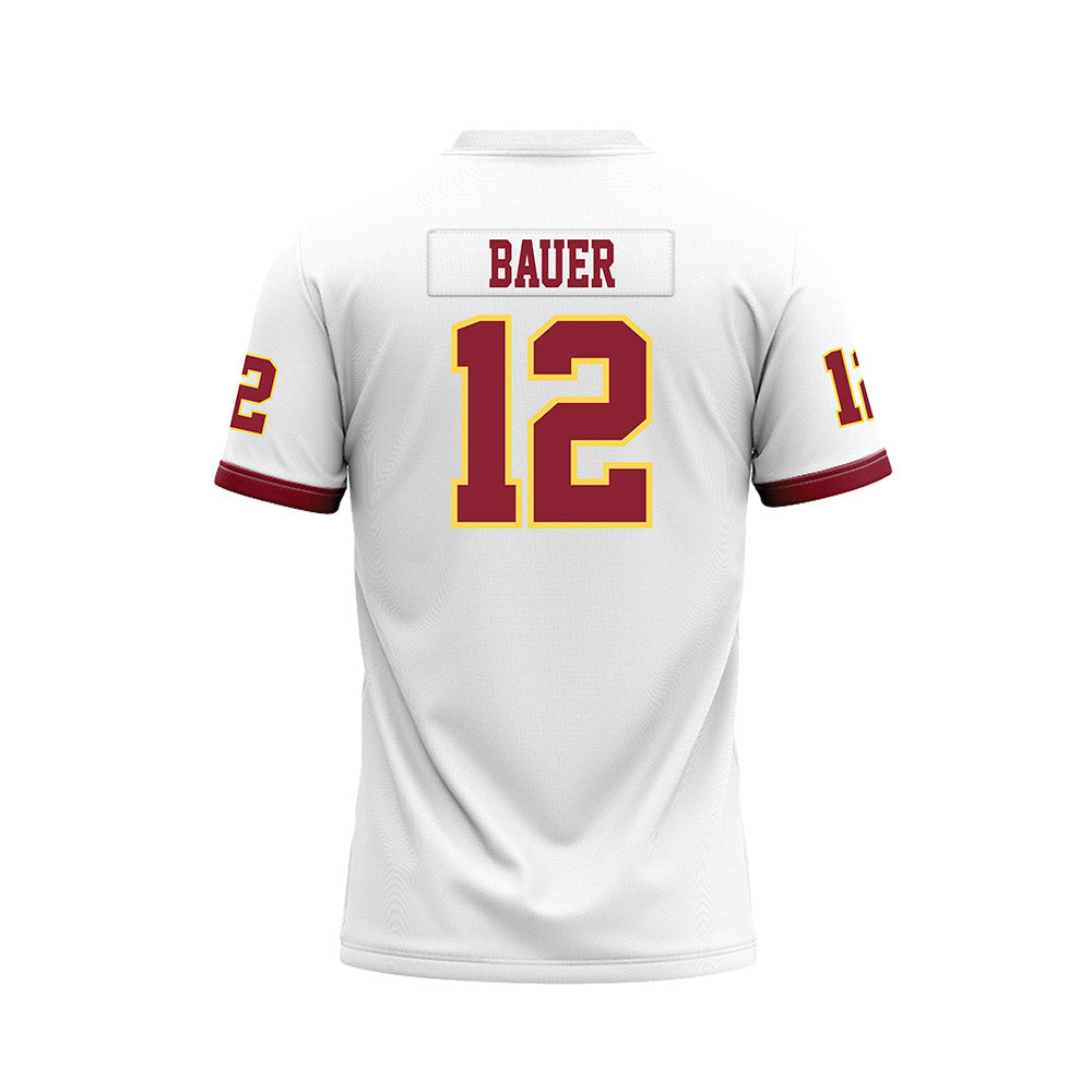 NSU - NCAA Football : Israel Bauer - White Premium Football Jersey-1