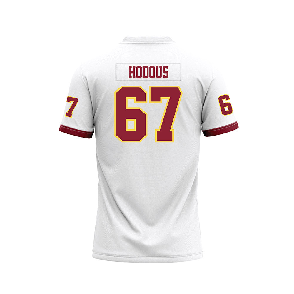 NSU - NCAA Football : Hudson Hodous - White Football Jersey