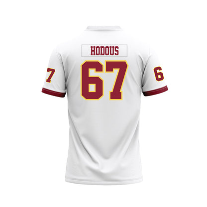 NSU - NCAA Football : Hudson Hodous - White Football Jersey