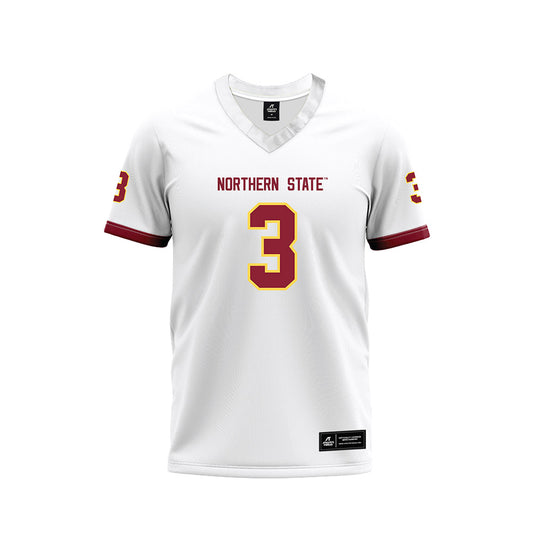 NSU - NCAA Football : Jacob Ford - White Premium Football Jersey-0