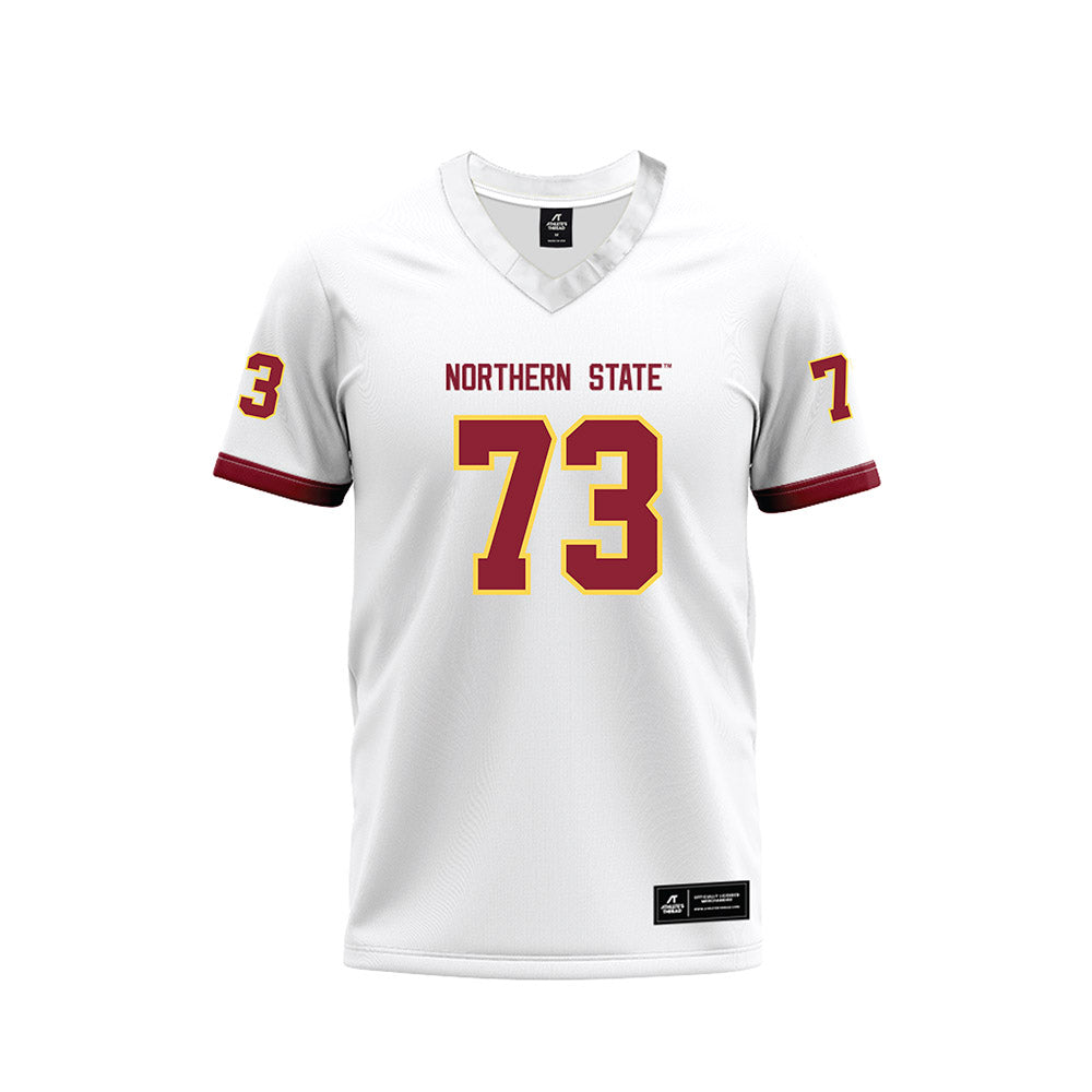 NSU - NCAA Football : Marek Bollig - White Premium Football Jersey-0