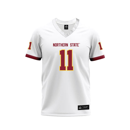 NSU - NCAA Football : Karson Borge - White Premium Football Jersey-0