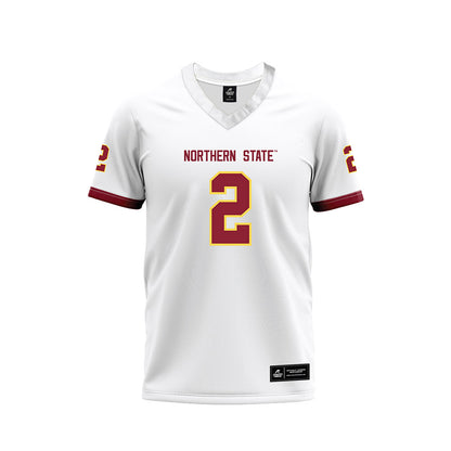 NSU - NCAA Football : Elijah Jopp - White Premium Football Jersey-0