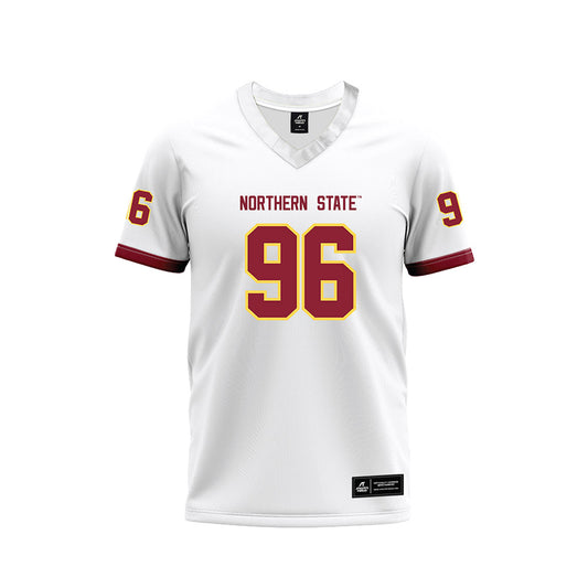 NSU - NCAA Football : Brock Pedersen - White Premium Football Jersey-0