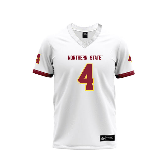 NSU - NCAA Football : Boston Katzer - White Premium Football Jersey-0