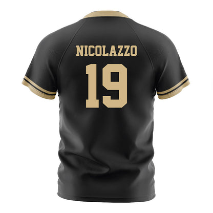 Purdue - NCAA Women's Soccer : Chiara Nicolazzo - Black Soccer Jersey-1