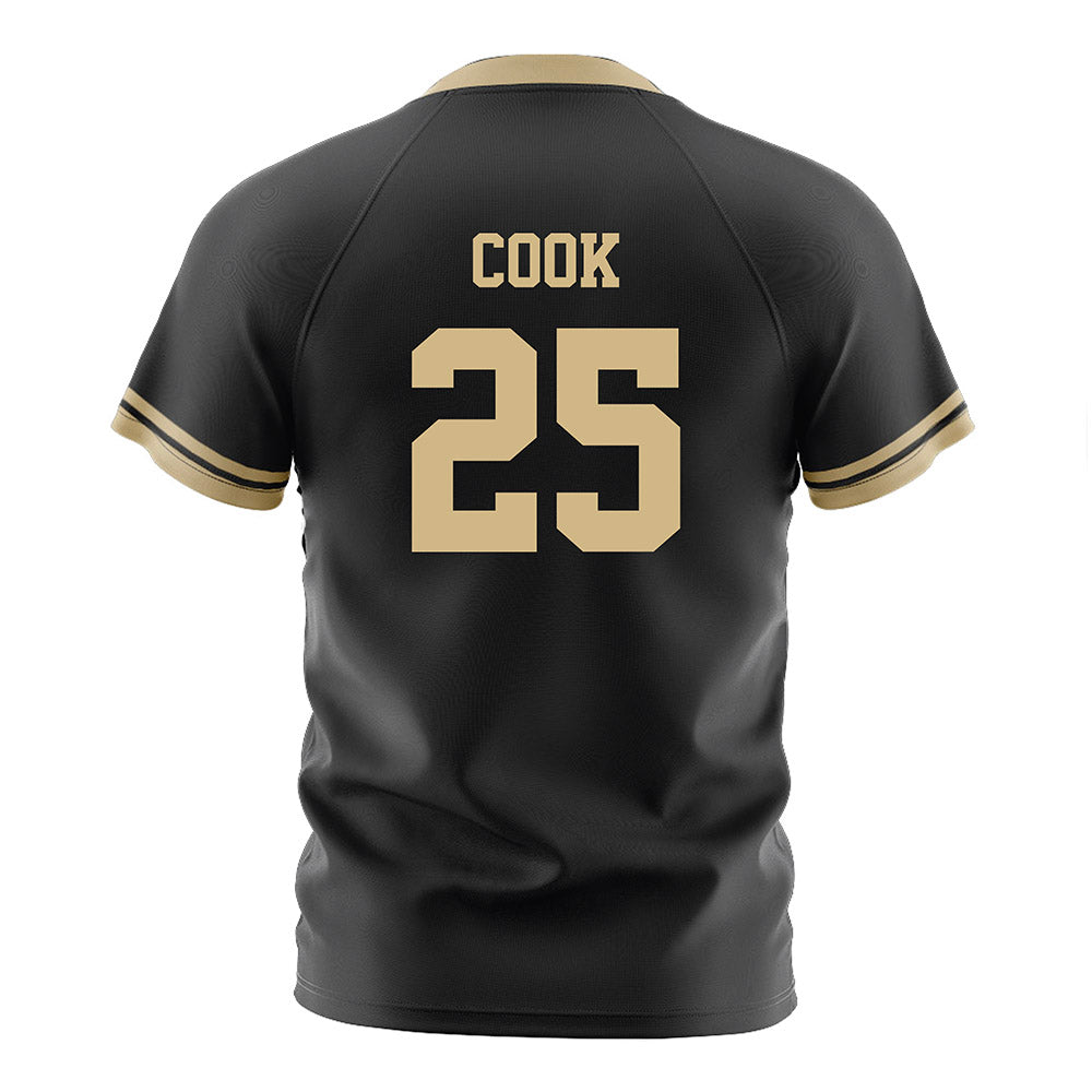 Purdue - NCAA Women's Soccer : Sydney Cook - Black Soccer Jersey-1