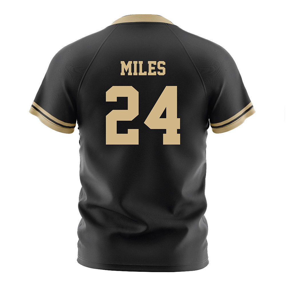 Purdue - NCAA Women's Soccer : Zoe Miles - Black Soccer Jersey-1