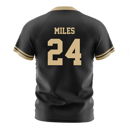 Purdue - NCAA Women's Soccer : Zoe Miles - Black Soccer Jersey-1