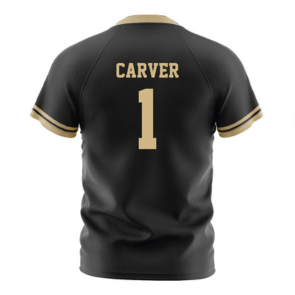 Purdue - NCAA Women's Soccer : Phoebe Carver - Black Soccer Jersey-1