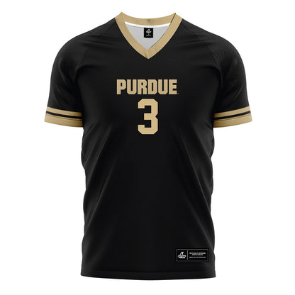 Purdue - NCAA Women's Soccer : Cassie Bibby - Black Soccer Jersey-0
