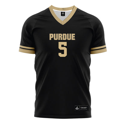 Purdue - NCAA Women's Soccer : Reese Kay - Black Soccer Jersey-0