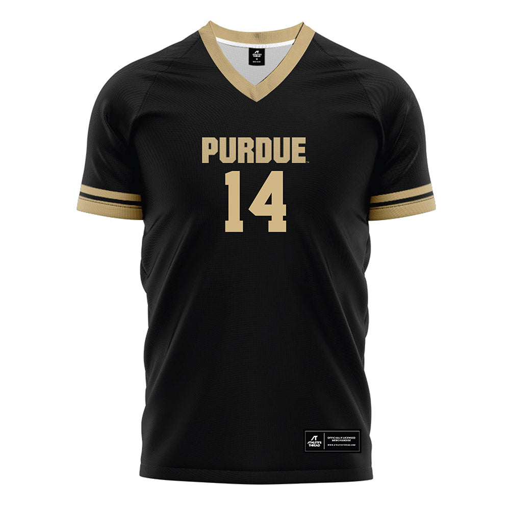 Purdue - NCAA Women's Soccer : Irene Campo - Black Soccer Jersey-0