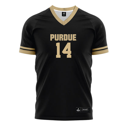 Purdue - NCAA Women's Soccer : Irene Campo - Black Soccer Jersey-0