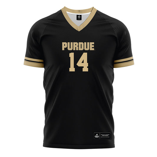 Purdue - NCAA Women's Soccer : Irene Campo - Black Soccer Jersey-0