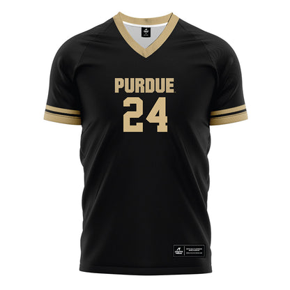 Purdue - NCAA Women's Soccer : Zoe Miles - Black Soccer Jersey-0