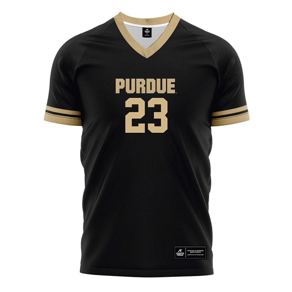 Purdue - NCAA Women's Soccer : Lauren Adam - Black Soccer Jersey