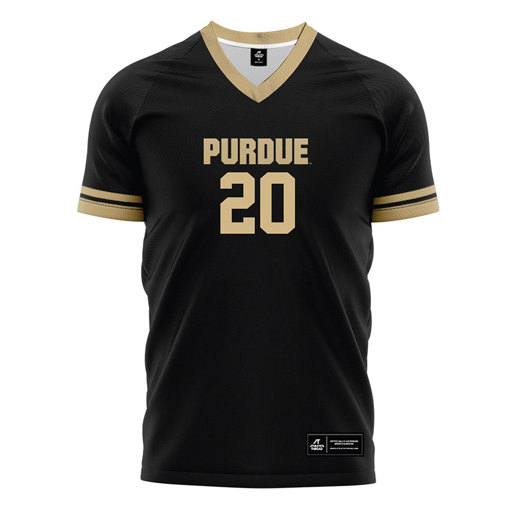 Purdue - NCAA Women's Soccer : Charlotte McMurtrie - Black Soccer Jersey-0