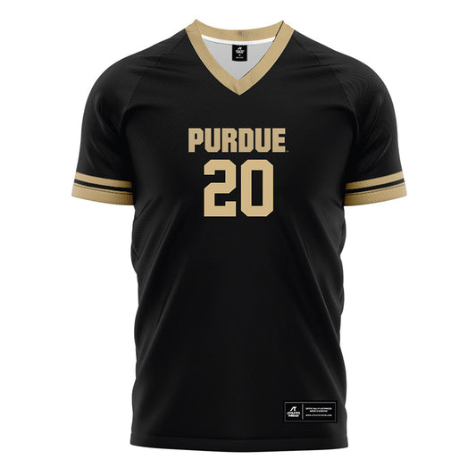 Purdue - NCAA Women's Soccer : Charlotte McMurtrie - Black Soccer Jersey-0