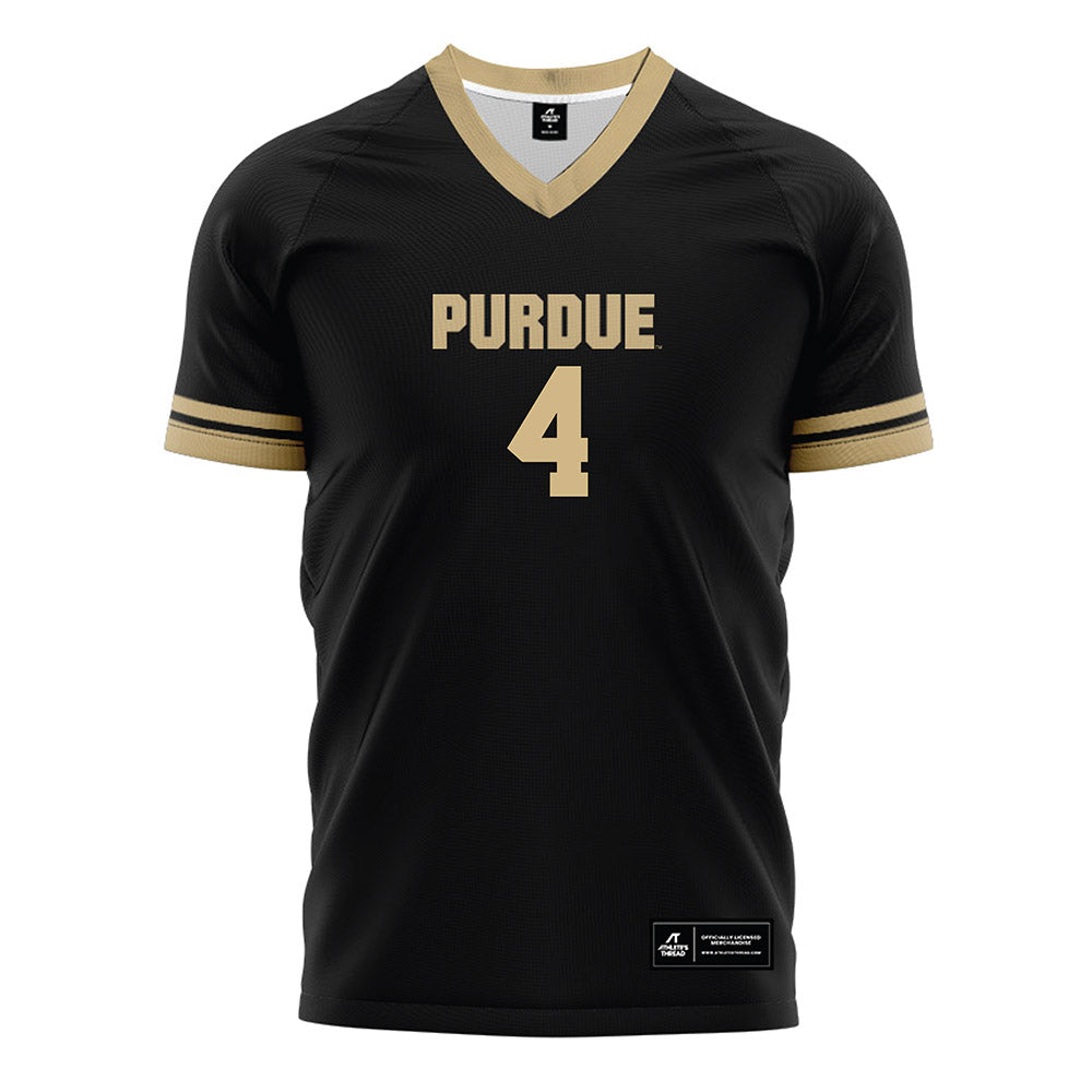 Purdue - NCAA Women's Soccer : Tanna Schornstein - Black Soccer Jersey-0