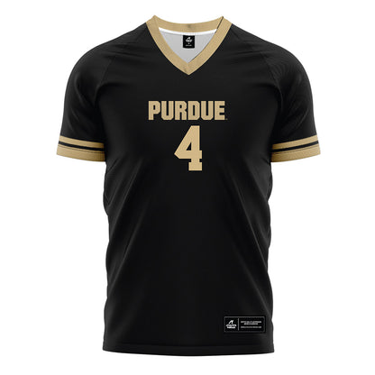 Purdue - NCAA Women's Soccer : Tanna Schornstein - Black Soccer Jersey-0