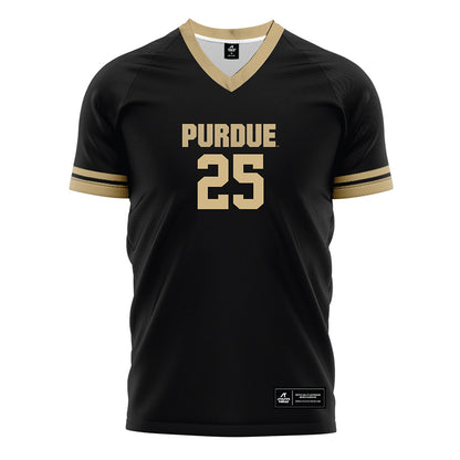 Purdue - NCAA Women's Soccer : Sydney Cook - Black Soccer Jersey-0
