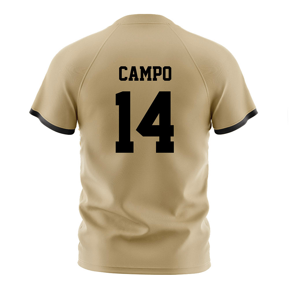 Purdue - NCAA Women's Soccer : Irene Campo - Gold Soccer Jersey-1