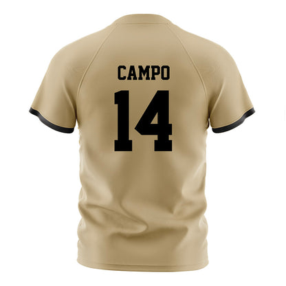 Purdue - NCAA Women's Soccer : Irene Campo - Gold Soccer Jersey-1