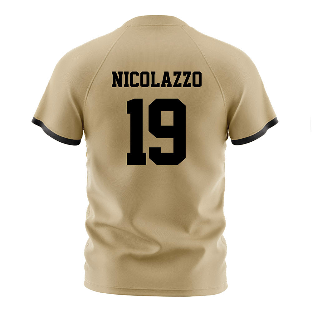 Purdue - NCAA Women's Soccer : Chiara Nicolazzo - Gold Soccer Jersey-1