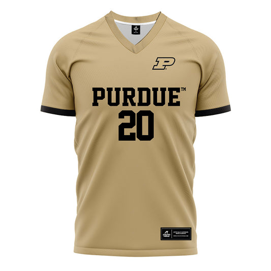 Purdue - NCAA Women's Soccer : Charlotte McMurtrie - Gold Soccer Jersey-0