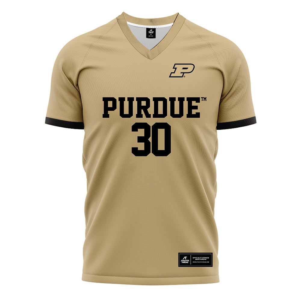 Purdue - NCAA Women's Soccer : Izzy Bramble - Gold Soccer Jersey-0