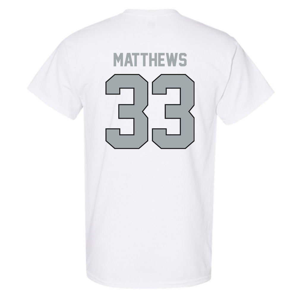 Providence - NCAA Men's Ice Hockey : Aaron Matthews - Classic Shersey T-Shirt-1