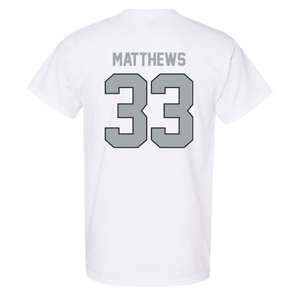 Providence - NCAA Men's Ice Hockey : Aaron Matthews - Classic Shersey T-Shirt-1