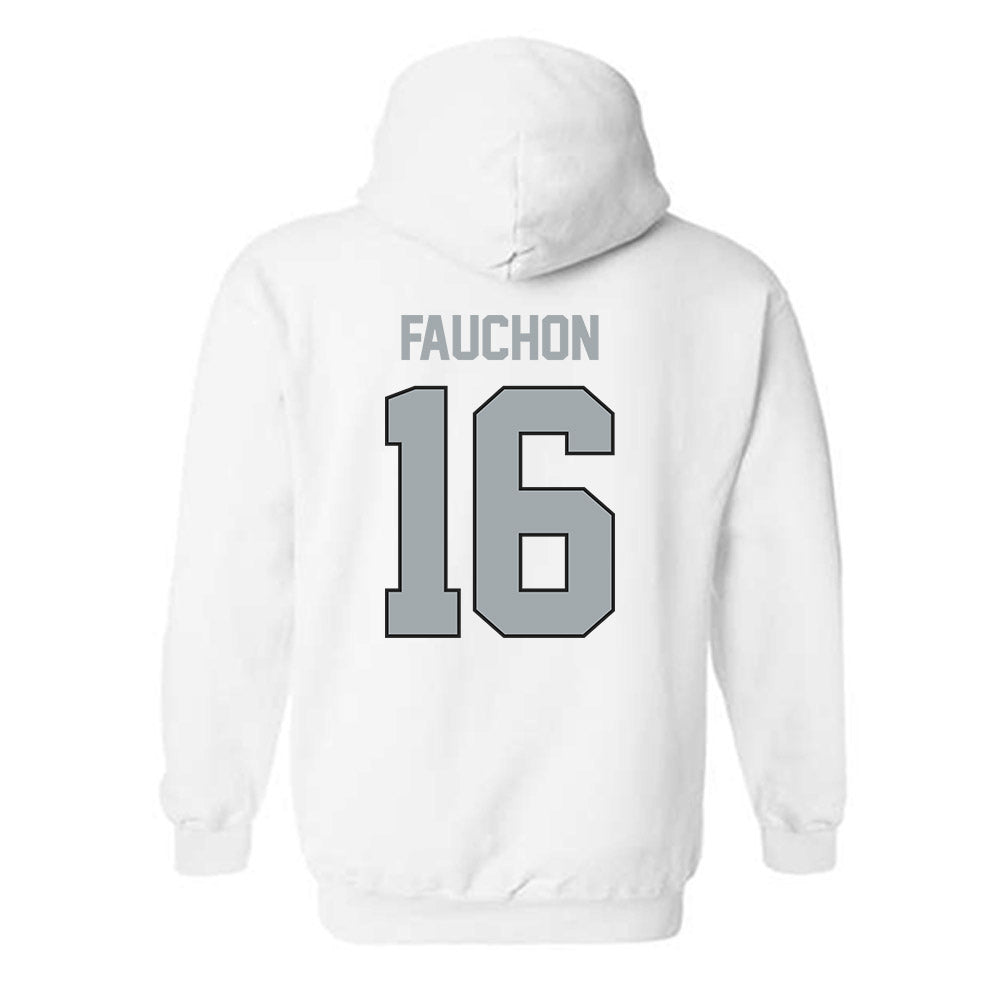 Providence - NCAA Men's Ice Hockey : Jonathan Fauchon - Classic Shersey Hooded Sweatshirt-1