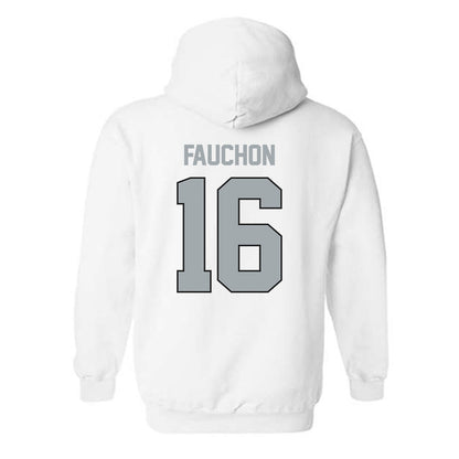 Providence - NCAA Men's Ice Hockey : Jonathan Fauchon - Classic Shersey Hooded Sweatshirt-1