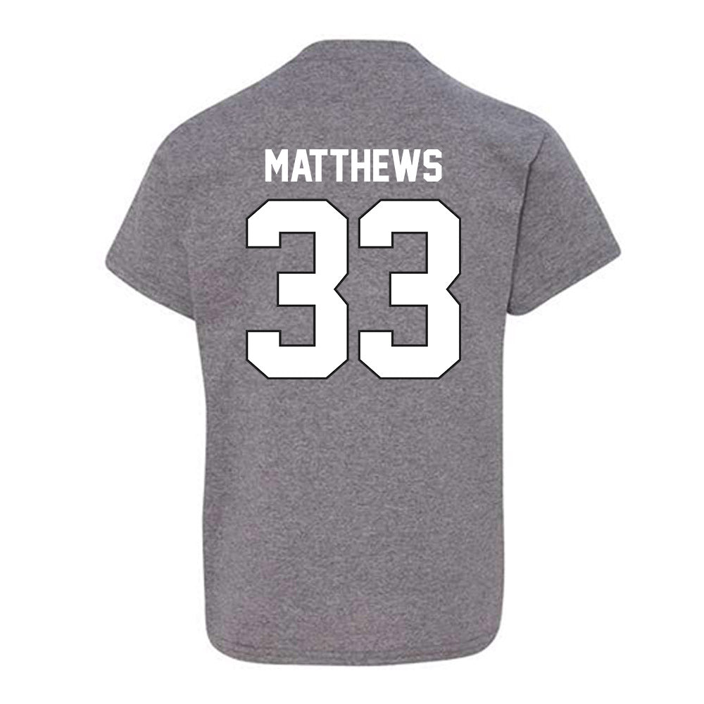 Providence - NCAA Men's Ice Hockey : Aaron Matthews - Classic Shersey Youth T-Shirt-1