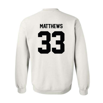 Providence - NCAA Men's Ice Hockey : Aaron Matthews - Classic Shersey Crewneck Sweatshirt-1