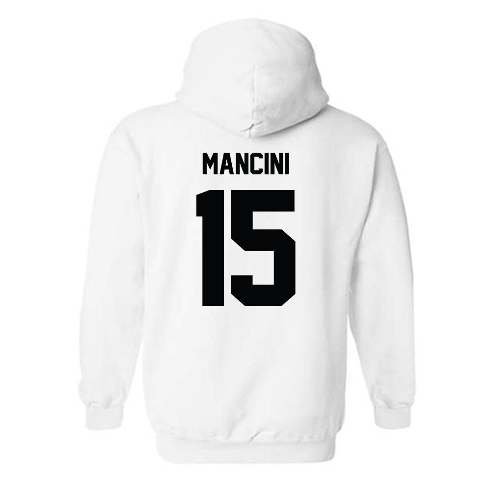 Providence - NCAA Women's Basketball : Samantha Mancini - Sports Shersey Hooded Sweatshirt-1