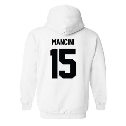 Providence - NCAA Women's Basketball : Samantha Mancini - Sports Shersey Hooded Sweatshirt-1