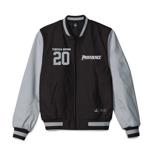 Providence - NCAA Women's Basketball : Teneisia Brown - Bomber Jacket-0