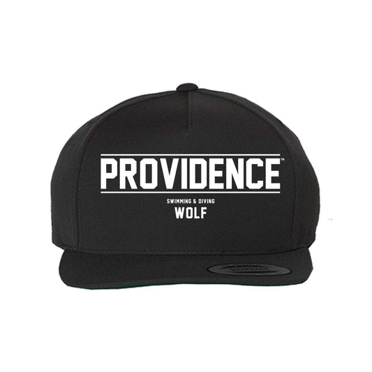 Providence - NCAA Men's Swimming & Diving : Colin Wolf - Snapback Hat-0
