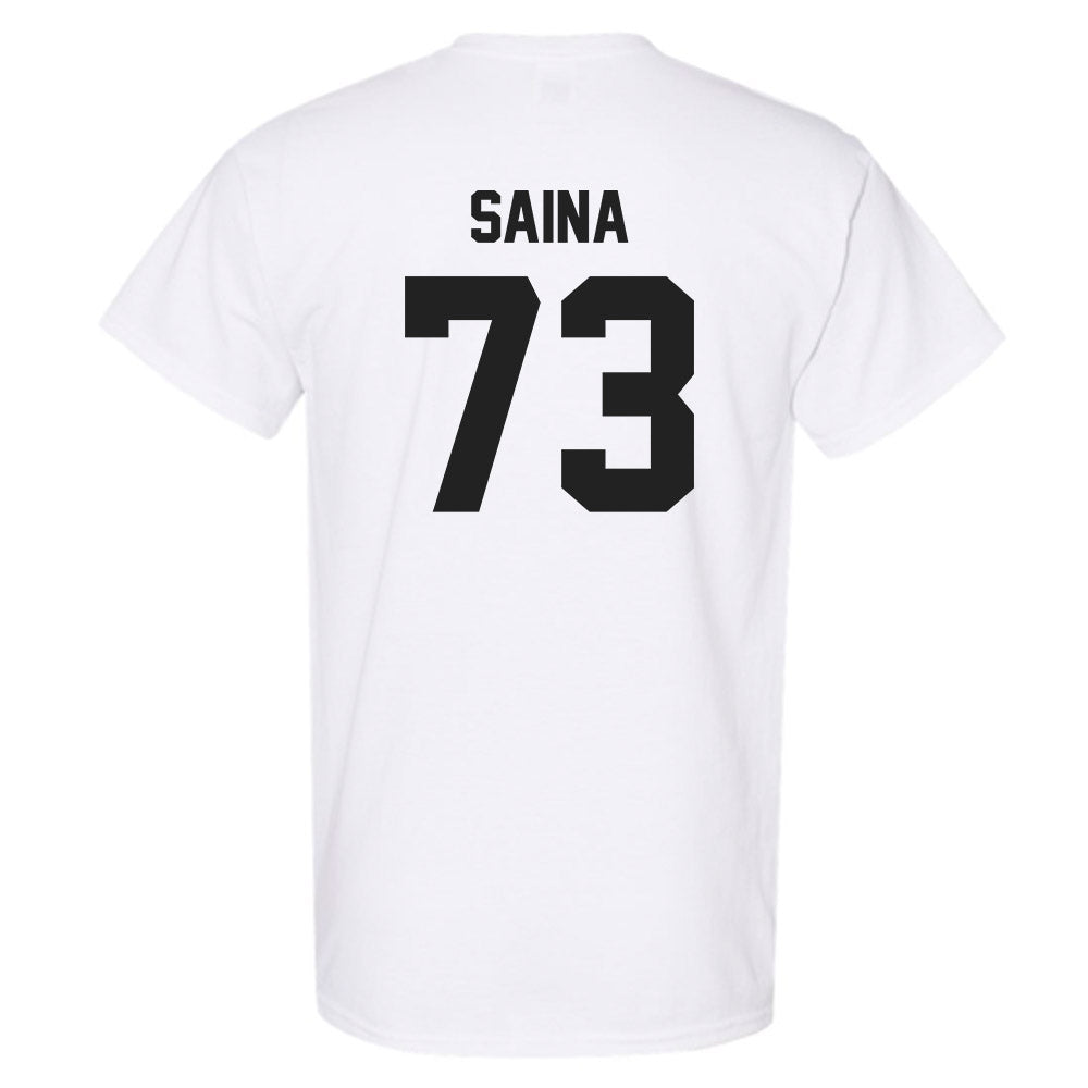 Purdue - NCAA Football : Makai Saina - Sports Shersey T-Shirt-1
