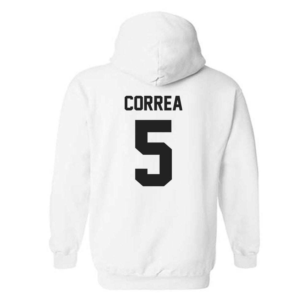 Purdue - NCAA Football : Charles Correa - Sports Shersey Hooded Sweatshirt-1